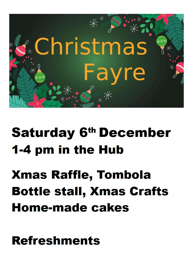 Xmas Fayre poster